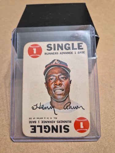 1968 topps game - hank, aaron